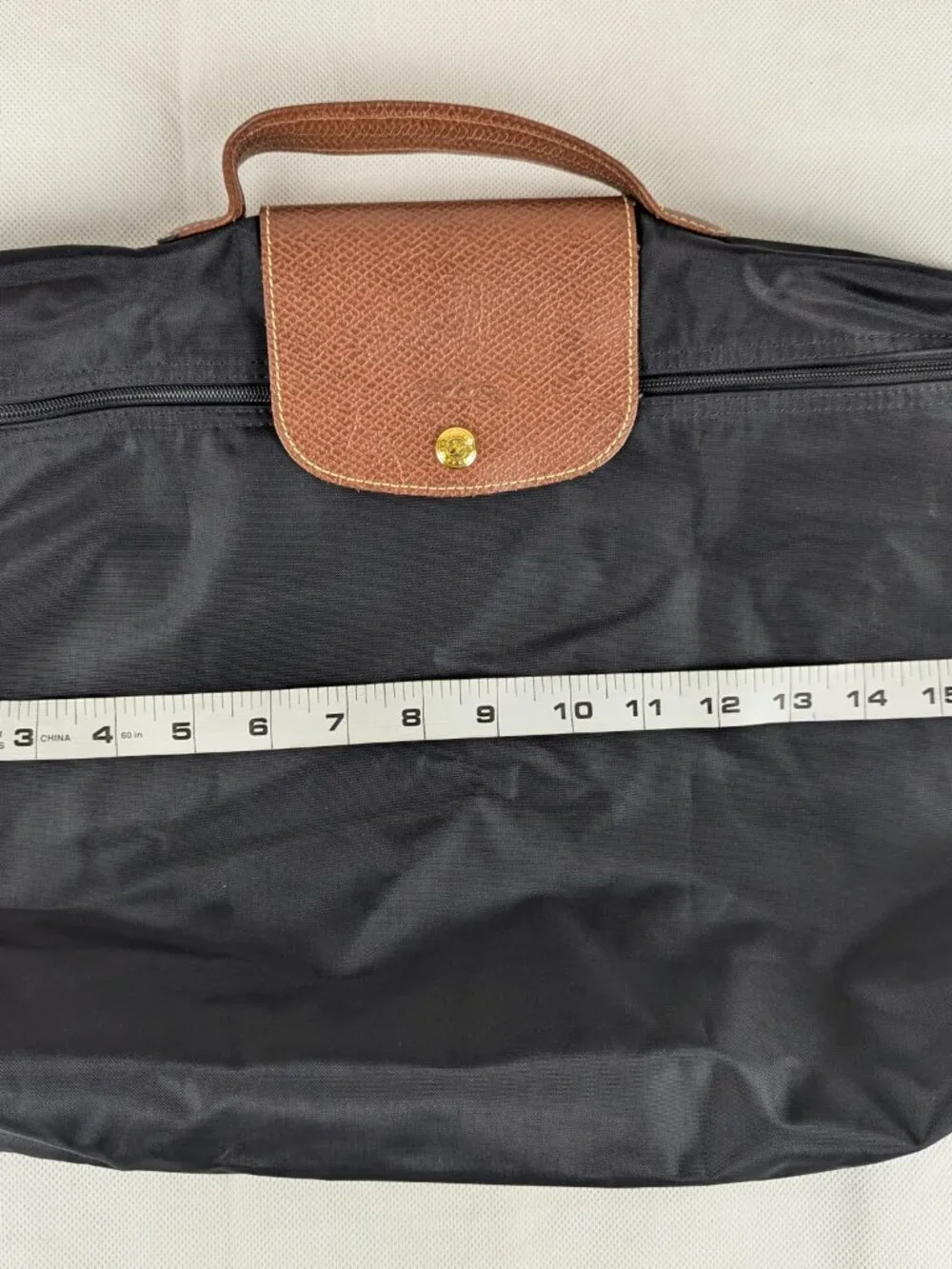 Authentic Longchamp Le Pliage Foldable Business Document Holder Laptop Bag Black